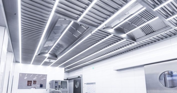 GIF ceiling with innovative LED lighting